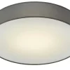 KHG LED-Deckenleuchte, mit Stoffschirm grau | Höffner