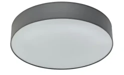 KHG LED-Deckenleuchte, mit Stoffschirm grau | Höffner