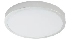 KHG LED-Deckenleuchte, silber mit Sterneneffekt | silberfarben, matt