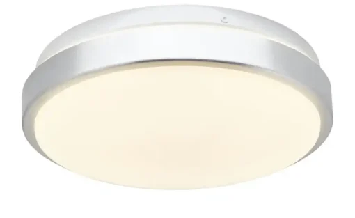 KHG LED-Deckenleuchte, silberfarben / weiß | Höffner
