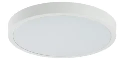 KHG LED-Deckenleuchte, weiß mit Sterneneffekt | Weiß, matt