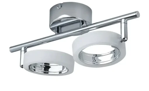 KHG LED-Deckenstrahler, 2-flammig, Acrylringe | Höffner
