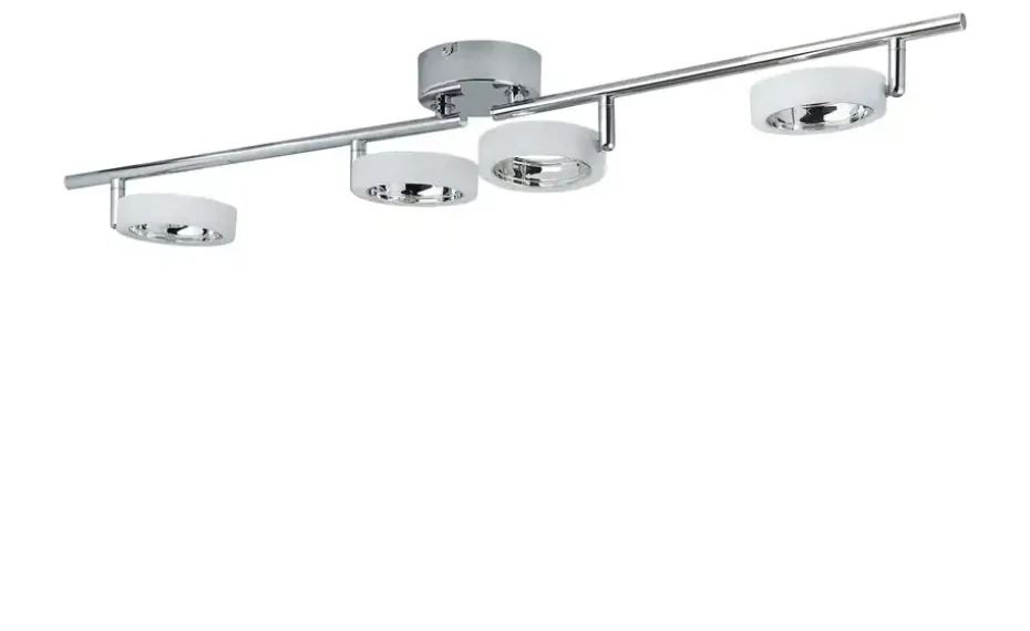 KHG LED-Deckenstrahler, 4-flammig, Acrylringe | Höffner