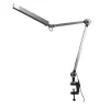 KHG LED-Klemmleuchte, 1-flammig, schwarz mit Touchpad | Schwarz, matt