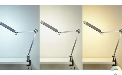 KHG LED-Klemmleuchte, 1-flammig, schwarz mit Touchpad | Schwarz, matt