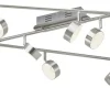 KHG LED-Spot, 6-flammig, Nickel matt | Möbel Höffner