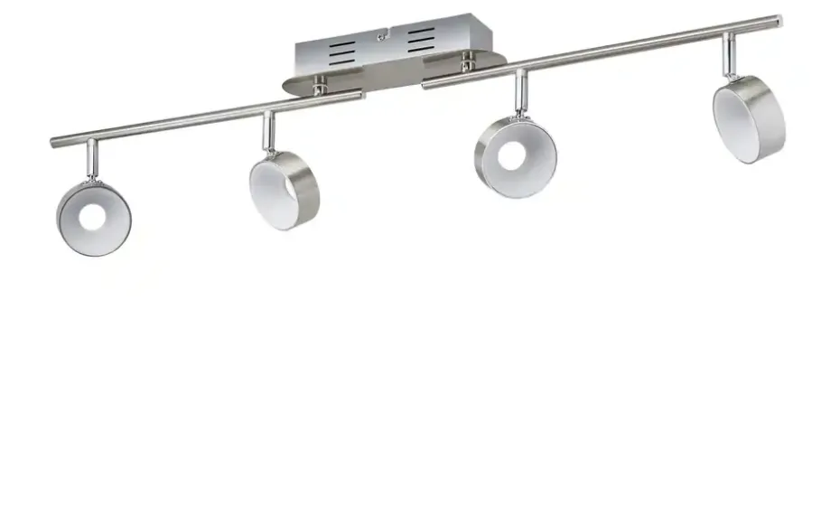 KHG LED-Spot, 4-flammig Nickel matt | Möbel Höffner