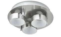 KHG LED-Spot, 3-flammig Nickel matt | Möbel Höffner