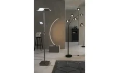 KHG LED-Stehleuchte, chrom mit Farbwechsler | verchromt