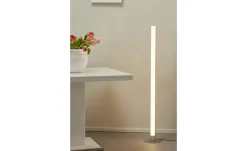 KHG LED-Stehleuchte, 1-flammig, chrom, mit Kristallapplikation | verchromt, lackiert