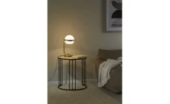 KHG LED-Tischleuchte, 1-flammig, messing-matt | messingfarben, matt