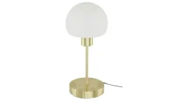 KHG LED-Tischleuchte, 1-flammig, messingfarben mit Touchdimmer | messingfarben, matt