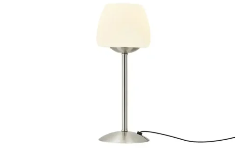 KHG LED-Tischleuchte, Nickel matt | matt, edelstahlfarben, silberfarben