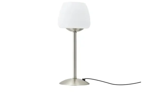 KHG LED-Tischleuchte, Nickel matt | matt, edelstahlfarben, silberfarben