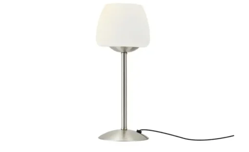 KHG LED-Tischleuchte, Nickel matt | matt, edelstahlfarben, silberfarben