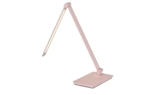 KHG LED-Tischleuchte, Pink mit Qi-Charger | Rosa, lackiert