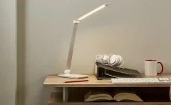 KHG LED-Tischleuchte, weiß mit Qi-Charger | Weiß, lackiert