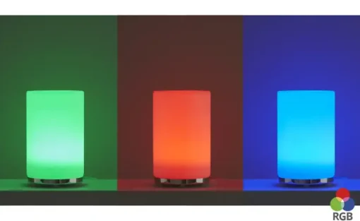 KHG LED-Tischleuchte, weiß mit Fernbedienung | Höffner