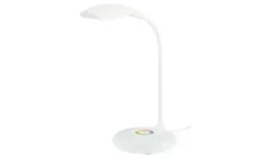 KHG LED-Tischleuchte,1-flammig, weiß | Weiß, lackiert