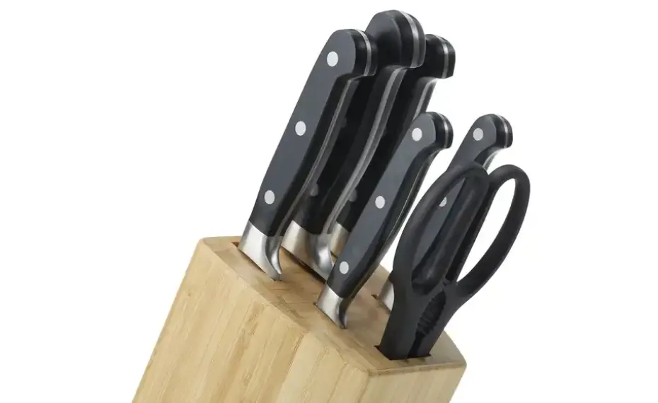 KHG Messerblock bestückt Bambus | Bambus | Höffner