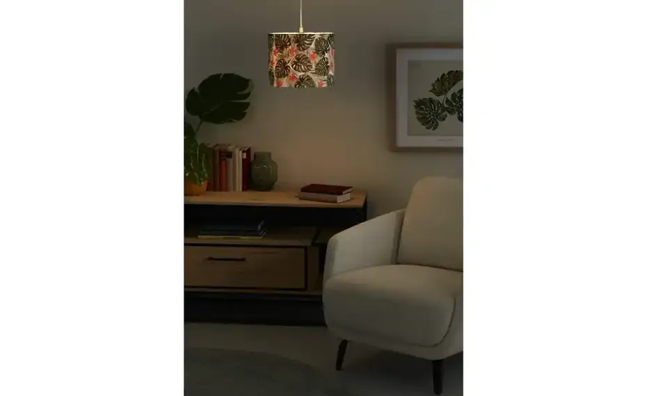 KHG Pendelleuchte, 1-flammig, `Blätter` | 30 cm