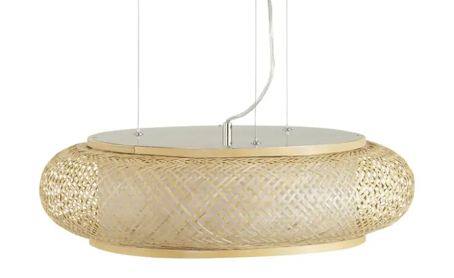 KHG Pendelleuchte, 3-flammig, Bambus/ Acryl | Höffner