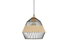 KHG Pendelleuchte, 1-flammig, Bambus/ Metall | Höffner