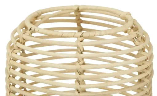 KHG Rattan-Tischleuchte, 1-flammig `Klein´  | 28,5 cm