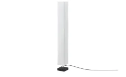 KHG Stehlampe mit weißem Papierschirm, Holzfuß