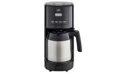 KHG Thermo-Kaffeeautomat TKA-182 (SE) | Schwarz, edelstahlfarben