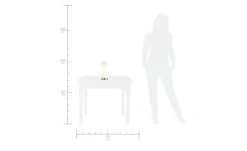 KHG Tischlampe aus Glas | Möbel Höffner