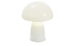 KHG Tischleuchte, 1-flammig, Glas weiß ´klein´ | 24 cm