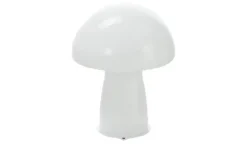 KHG Tischleuchte, 1-flammig, Glas weiß ´klein´ | 24 cm