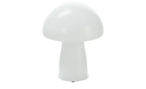 KHG Tischleuchte, 1-flammig, Glas weiß ´klein´ | 24 cm