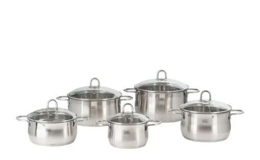 KHG Topfset, 5-teilig PLATIN | Möbel Höffner