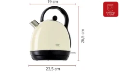 KHG Wasserkocher WK-1711 (C) | Creme | Möbel Höffner