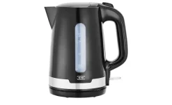 KHG Wasserkocher WK-1708 SE2 | edelstahlfarben, Schwarz