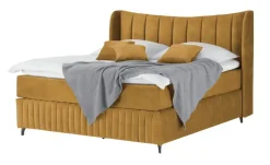 Kings and Queens Boxspringbett Uldur | Goldfarben, 160 cm