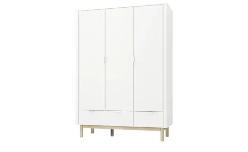 Kleiderschrank Miloo | Weiß | Möbel Höffner