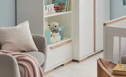 Kleiderschrank Soe | 98,5 cm, Weiß, Buche | Höffner