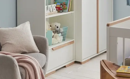Kleiderschrank Soe | 98,5 cm, Weiß, Buche | Höffner