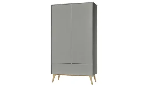 Kleiderschrank Swing | Grau, 2 Stück | Möbel Höffner