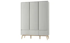 Kleiderschrank Swing | Grau, 3 Stück | Möbel Höffner