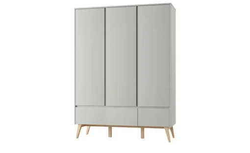 Kleiderschrank Swing | Grau, 3 Stück | Möbel Höffner