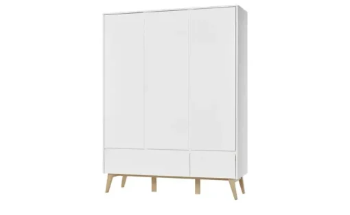 Kleiderschrank Swing | Weiß, 3 Stück | Möbel Höffner
