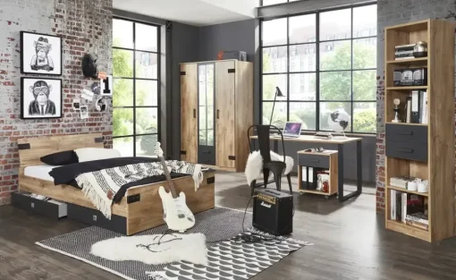 Kleiderschrank, 3-türig Louis | Möbel Höffner