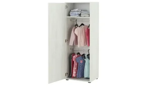 Kleiderschrank 1-türig Mola | Kiefer (Nachbildung)
