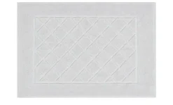 Kleine Wolke Badvorleger Bridge Cotton K | Silbergrau, 50 cm
