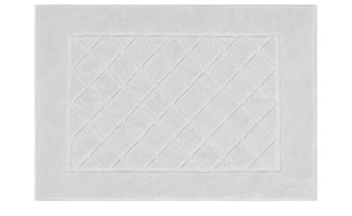 Kleine Wolke Badvorleger Bridge Cotton K | Silbergrau, 50 cm