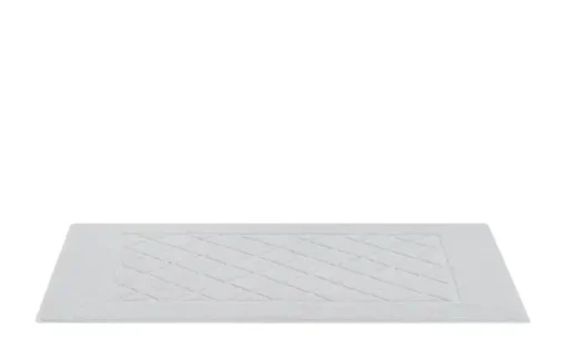 Kleine Wolke Badvorleger Bridge Cotton K | Silbergrau, 50 cm